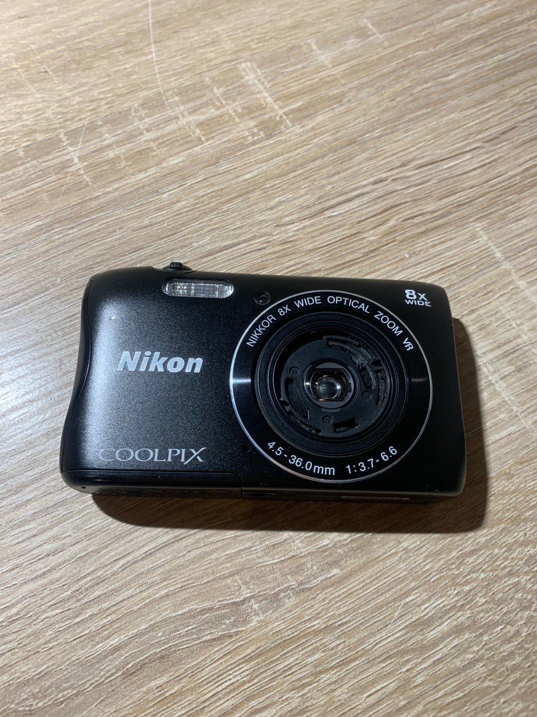 8474 Nikon COOLPIX S3700 ブラック デジカメ - メルカリ