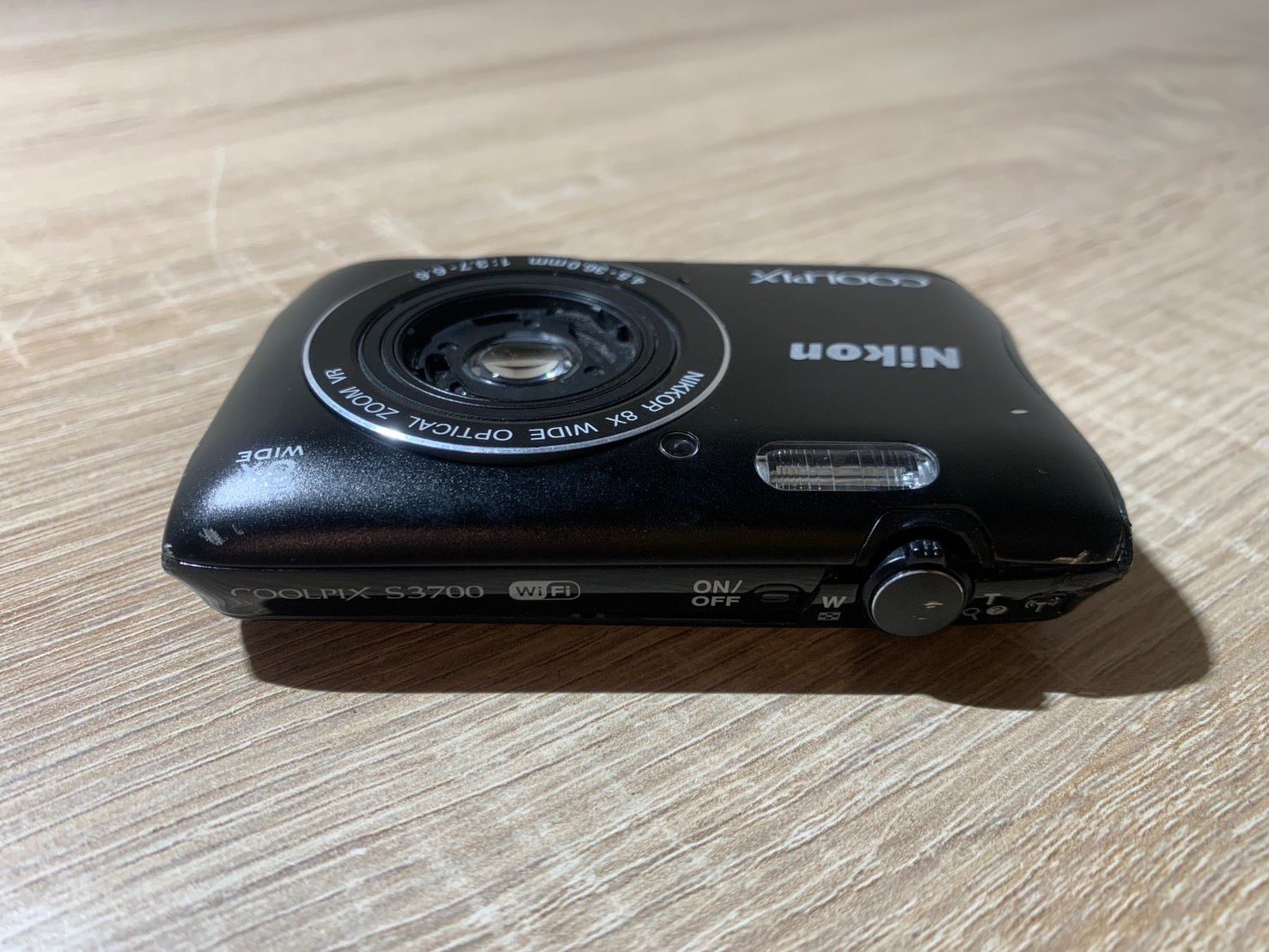 8474 Nikon COOLPIX S3700 ブラック デジカメ - メルカリ