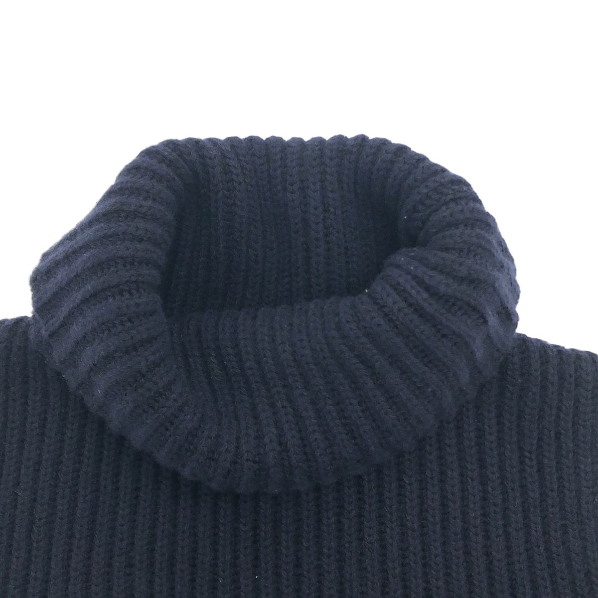 CELINE by Phoebe Philo セリーヌ フィービーファイロ 10AW オーバーネックチャンキーニットベスト 2 6M70/3131 ネイビー XS CELINE by Phoebe Philo セリーヌ フィービーファイロ 10AW オーバー