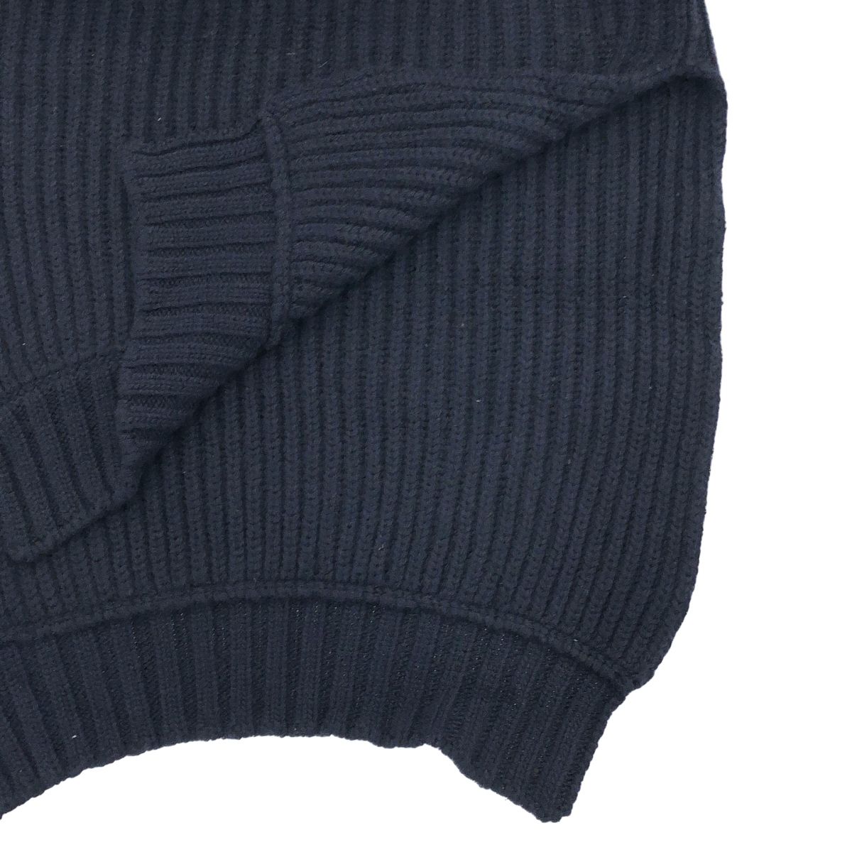 CELINE by Phoebe Philo セリーヌ フィービーファイロ 10AW オーバーネックチャンキーニットベスト 2 6M70/3131 ネイビー XS CELINE by Phoebe Philo セリーヌ フィービーファイロ 10AW オーバー