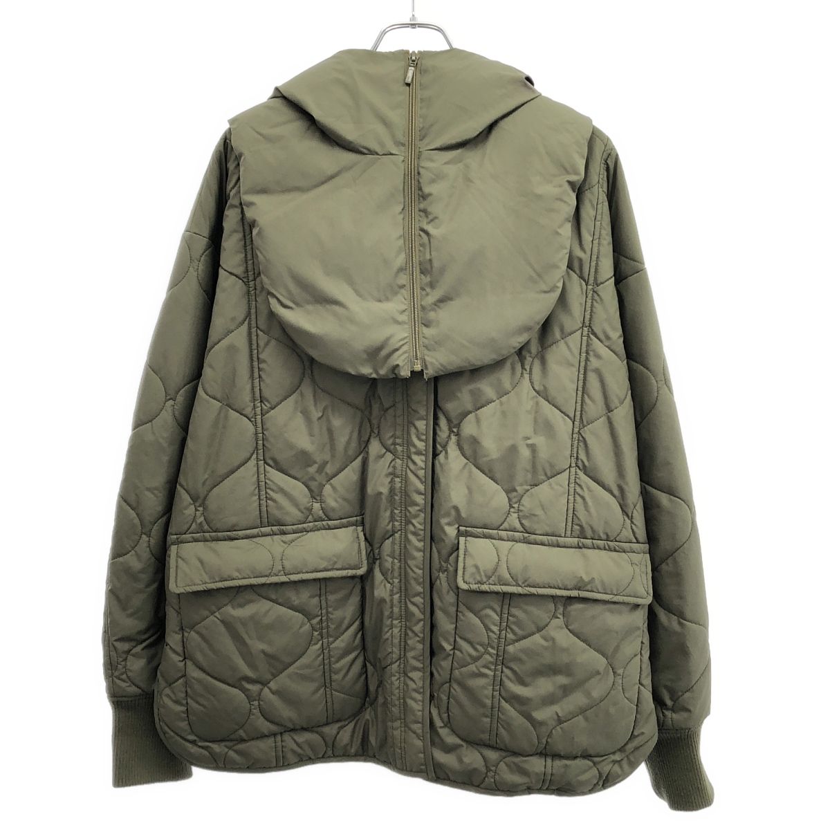 CALUX キャラクス リバーシブルパテッドブルゾン CA22-DEU32 カーキ F 
