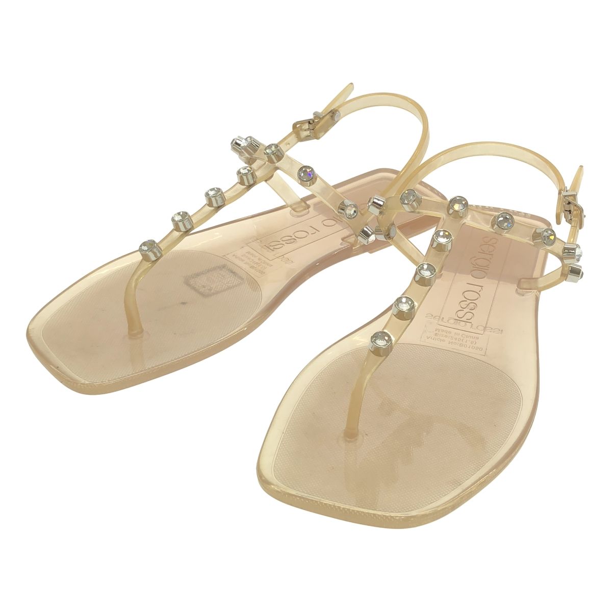 sergio rossi セルジオ ロッシ ビジュークリアソングサンダル