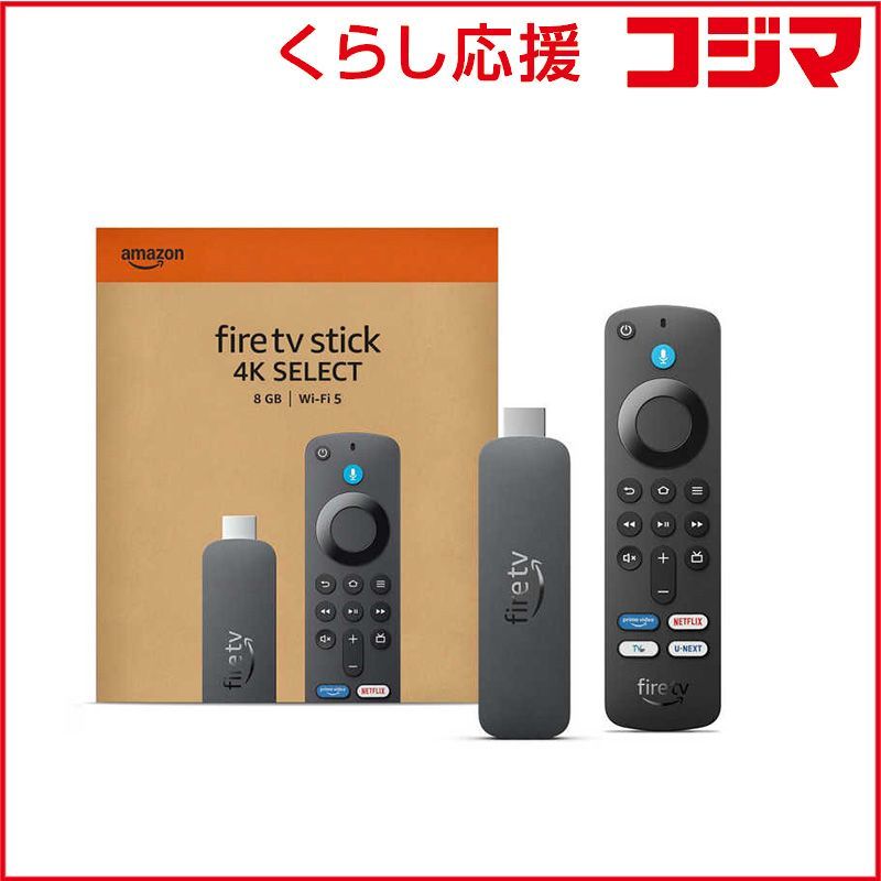 【 新品 未開封 】 Amazon　FireTV Stick 4K Select ブラック　B0CN415PTV 未使用 送料無料