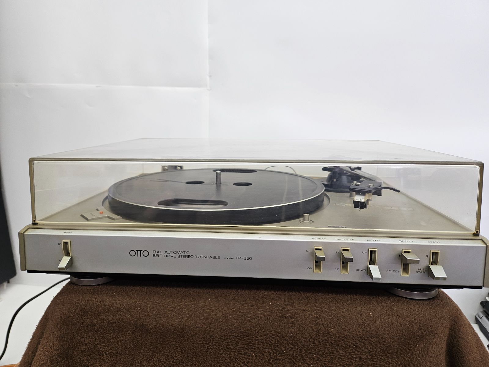 ジャンク品 OTTO SANYO TP-S50 ターンテーブル レコードプレーヤー