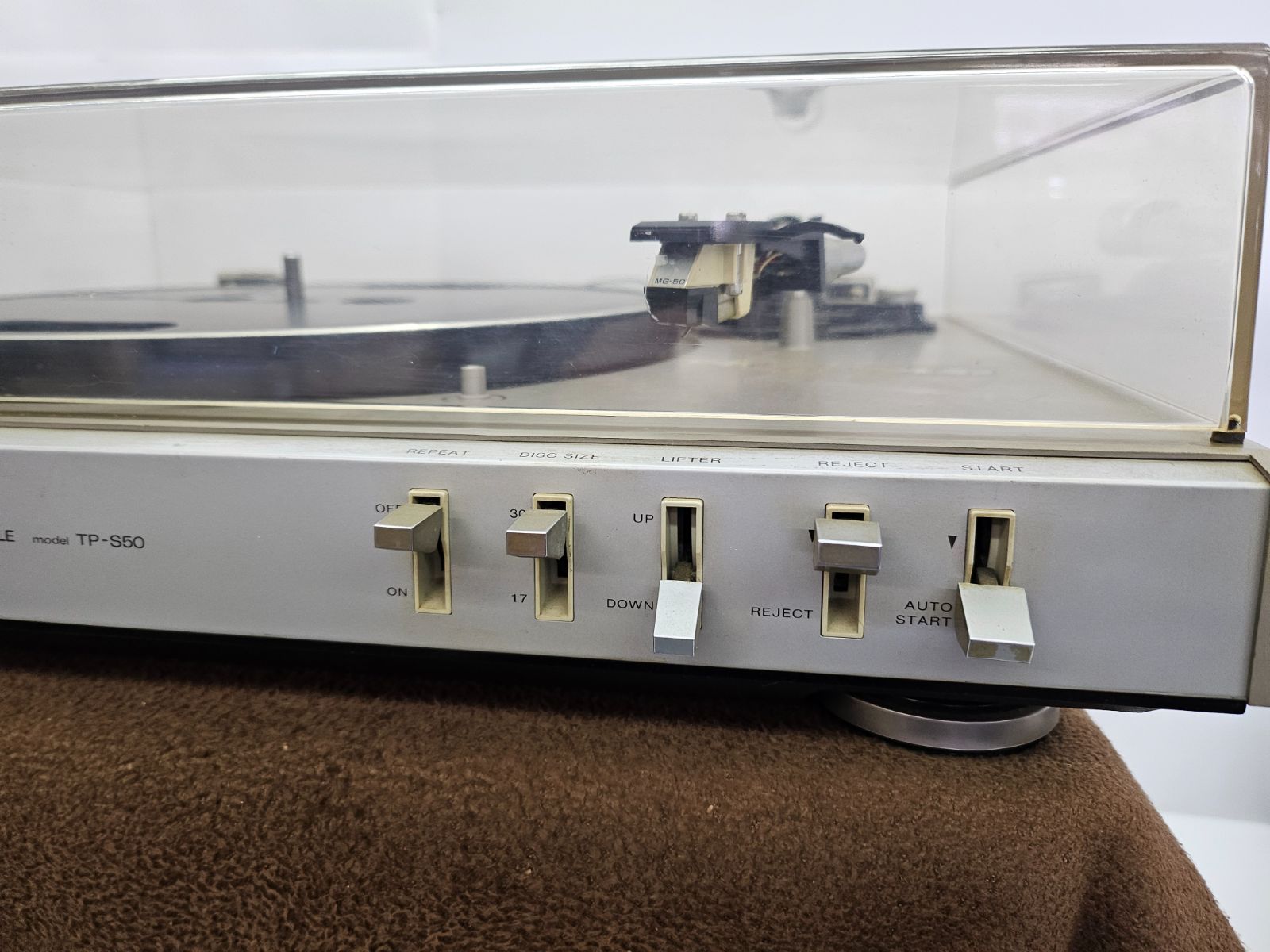 ジャンク品 OTTO SANYO TP-S50 ターンテーブル レコードプレーヤー