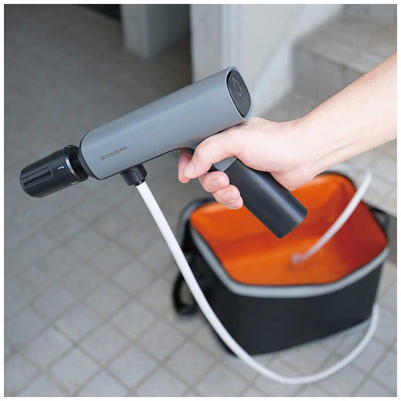 新品 未開封 】 スパイサー ポケッタブル高圧洗浄機 SPICERR ブラック