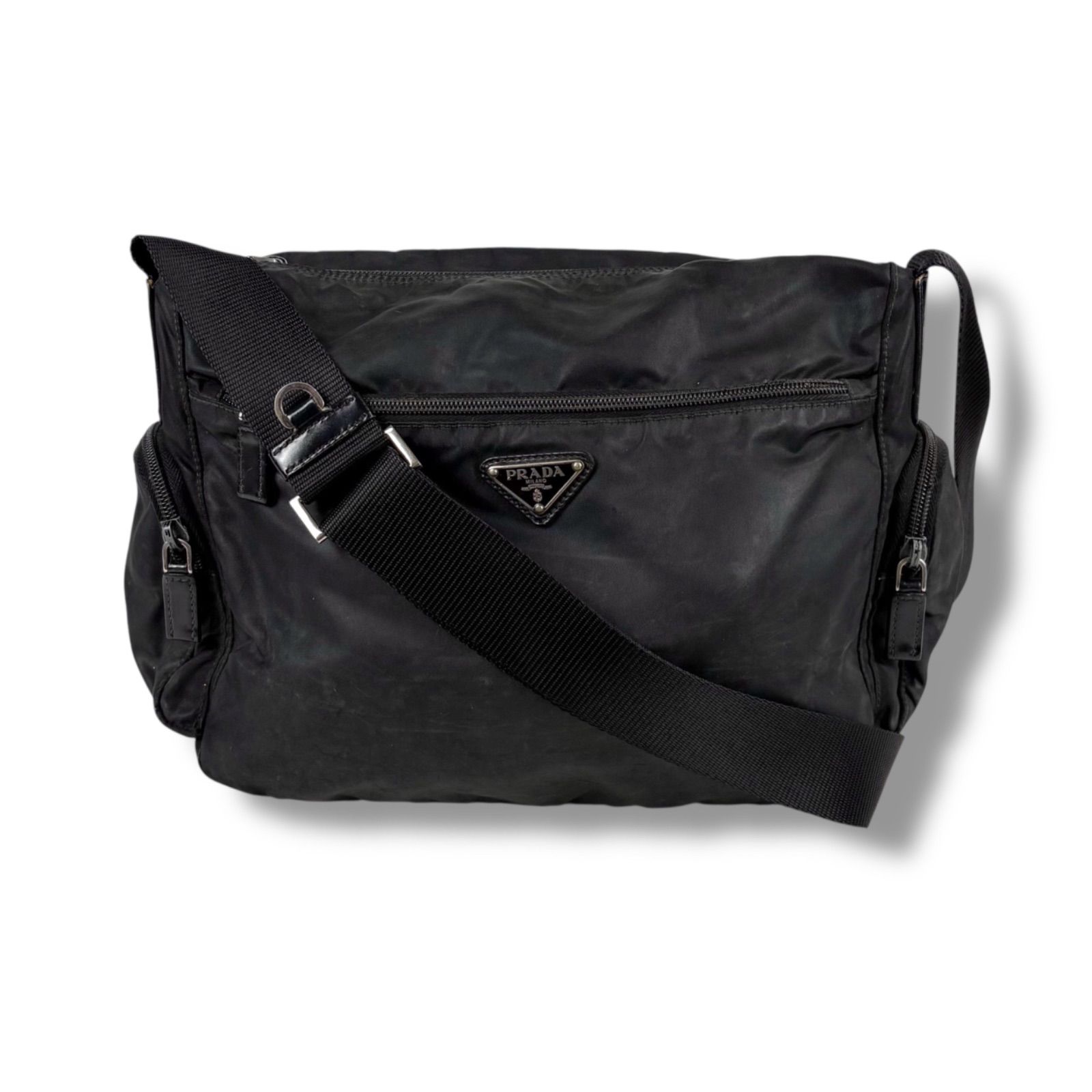 プラダ PRADA トライアングルロゴ ショルダーバッグ クロスボディ 