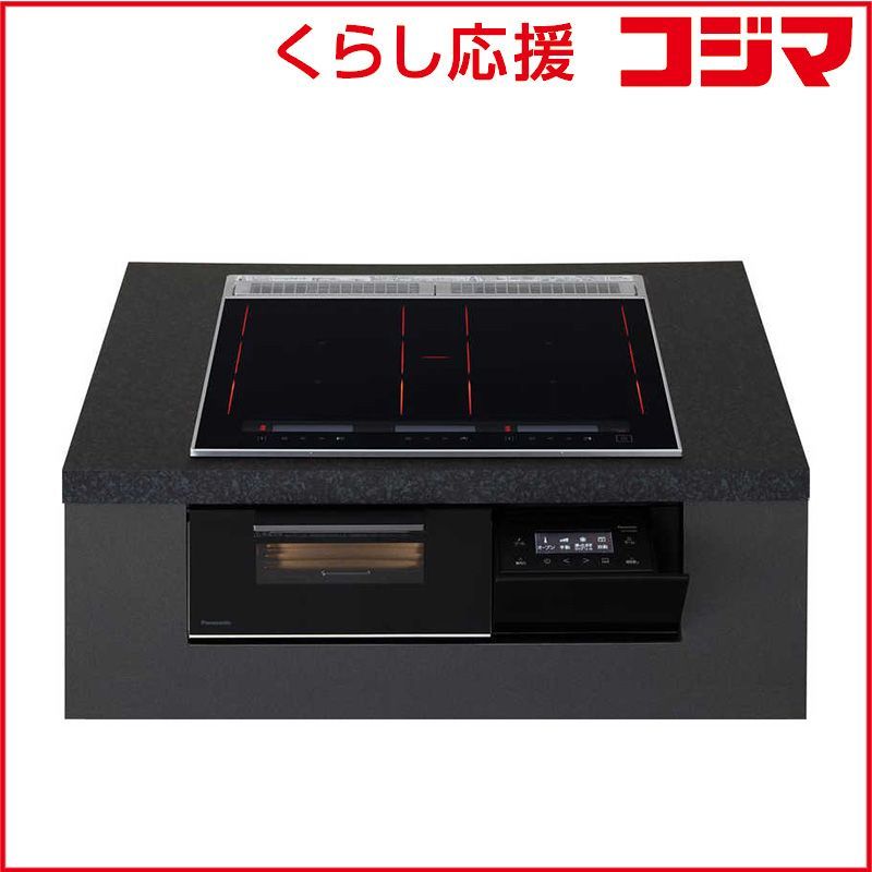 【 新品 未開封 】 パナソニック　Panasonic　ビルトインIHクッキングヒーター Sシリーズ [60cm幅 3口IH] ジェットブラック(宅配商品)　KZ-CS16FK 未使用 送料無料
