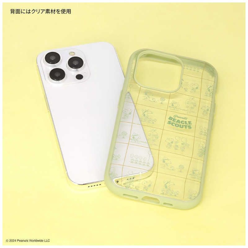【 新品 未開封 】 グルマンディーズ　iPhone 15 Pro IIIIfit CLEAR ピーナッツ ビーグルスカウト　SNGG-22C 未使用 送料無料