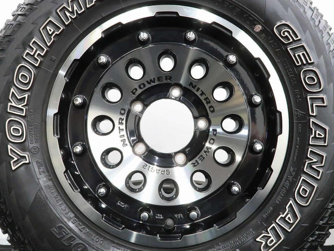 ジムニーシエラ ノマド に 4本 NITRO POWER H12 SHOTGUN 15インチ 6J