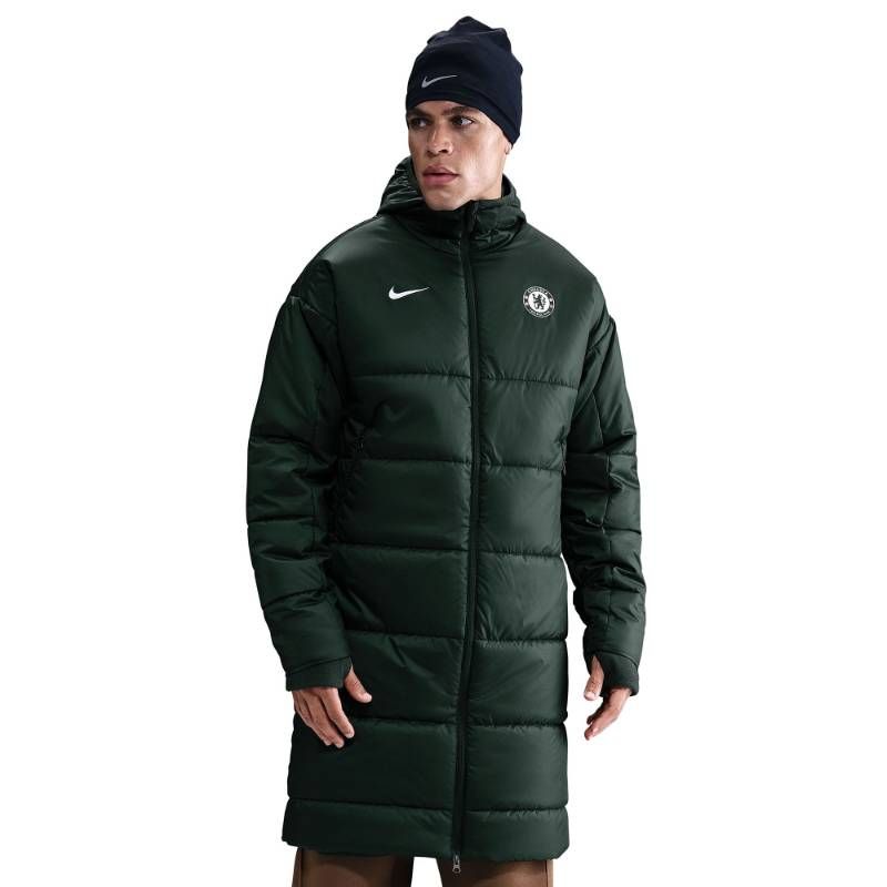 【送料無料・匿名配送】Nike ナイキ チェルシー 25/26 Therma-FIT Academy Pro ジャケット ベンチコート コート 緑 新品 正規品 並行輸入 日本未発売