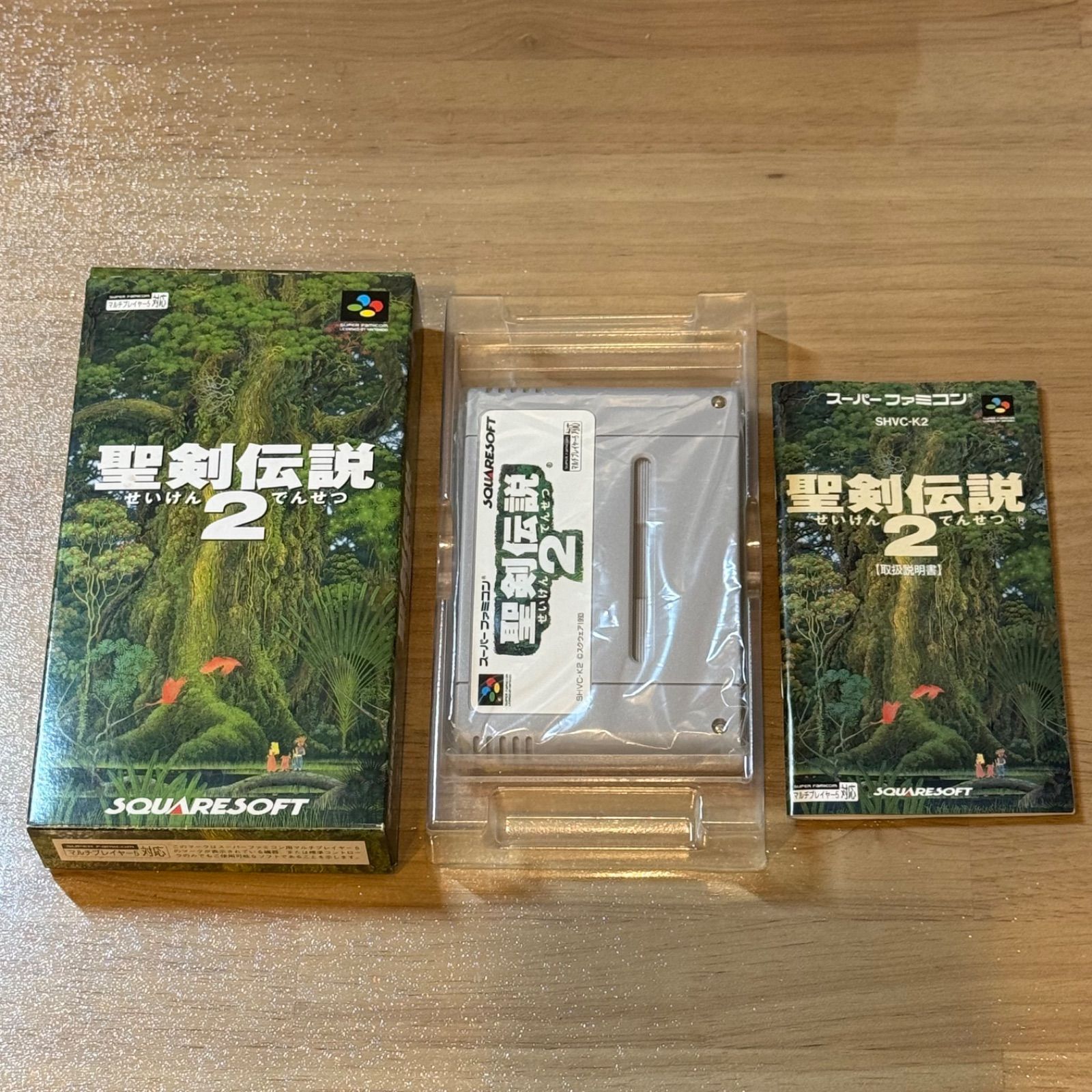 2-098 SFC スーパーファミコン 聖剣伝説2 保存ケース付き - メルカリ