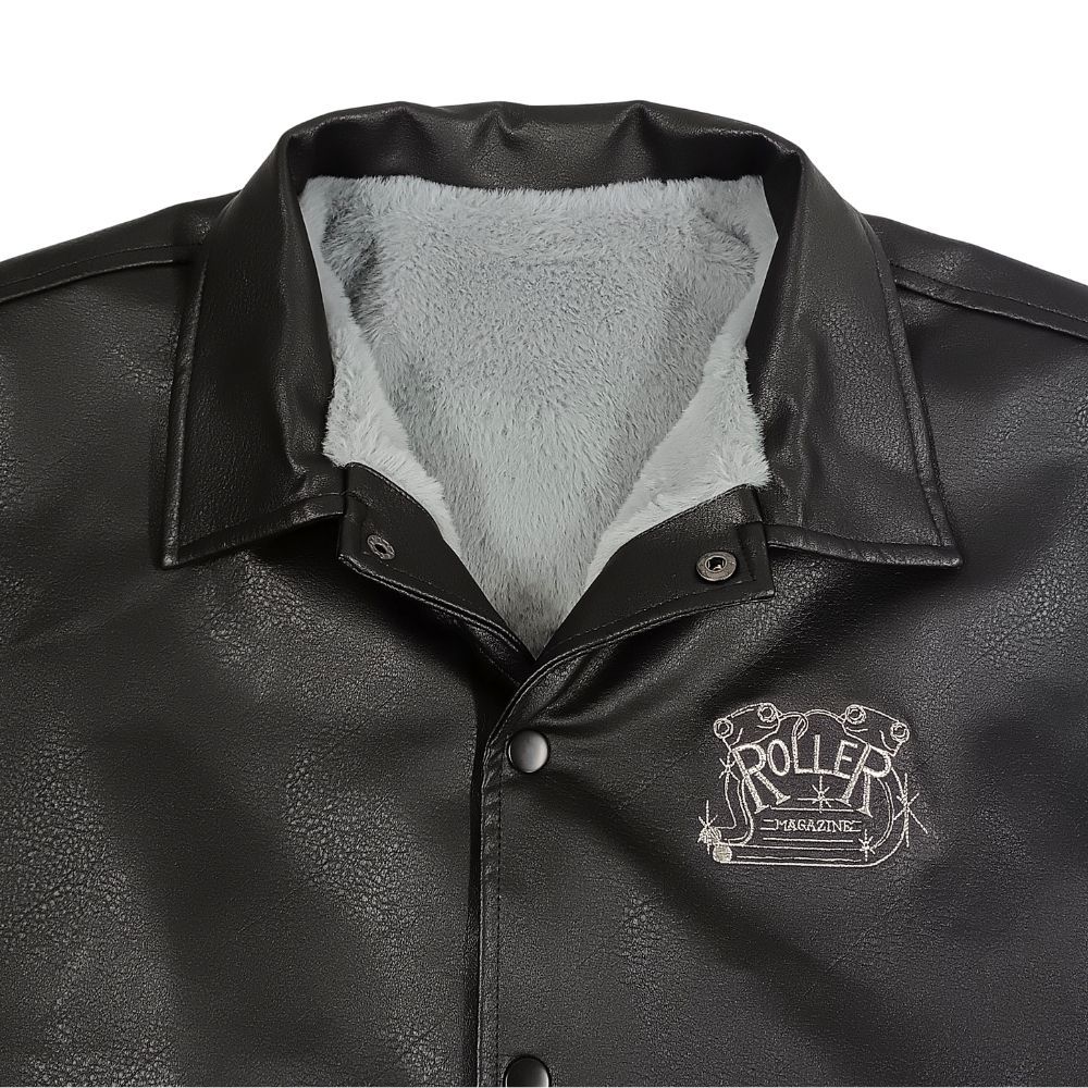 ROLLER MAGAZINE ローラーマガジン フェイクレザー コーチジャケット