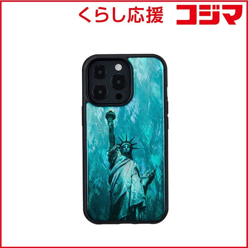 【 新品 未開封 】 ROA　iPhone 13 Pro 天然貝ケース 自由の女神 ikins　I21062I13P 未使用 送料無料