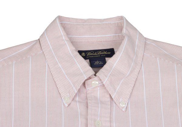 ブルックスブラザーズBrooks Brothers ストライプ織りボタンダウン長袖