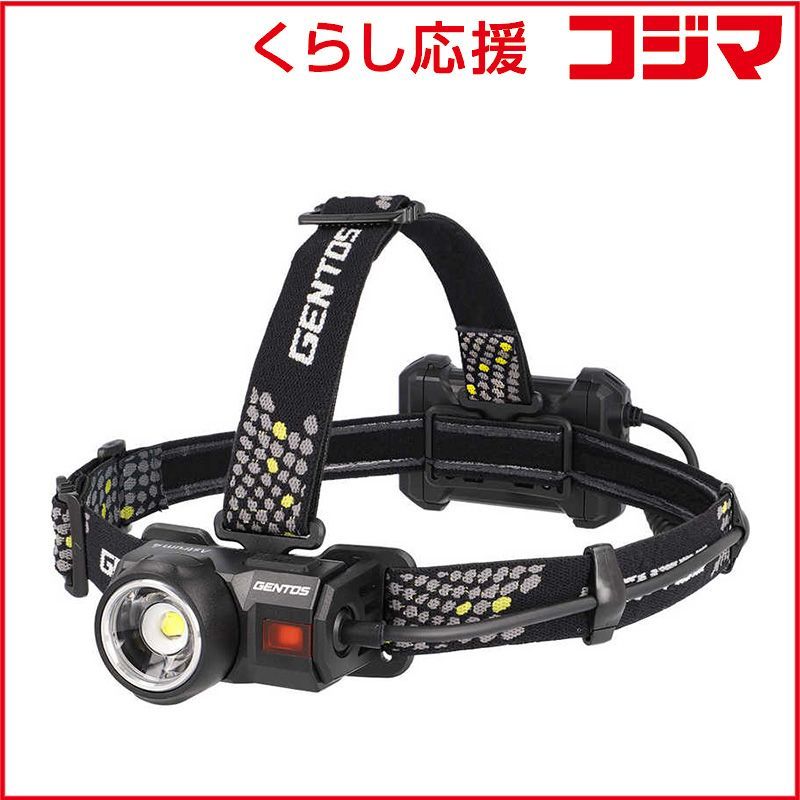 新品 未開封 】 ジェントス 充電・乾電池兼用ヘッドライト Astrum 4 