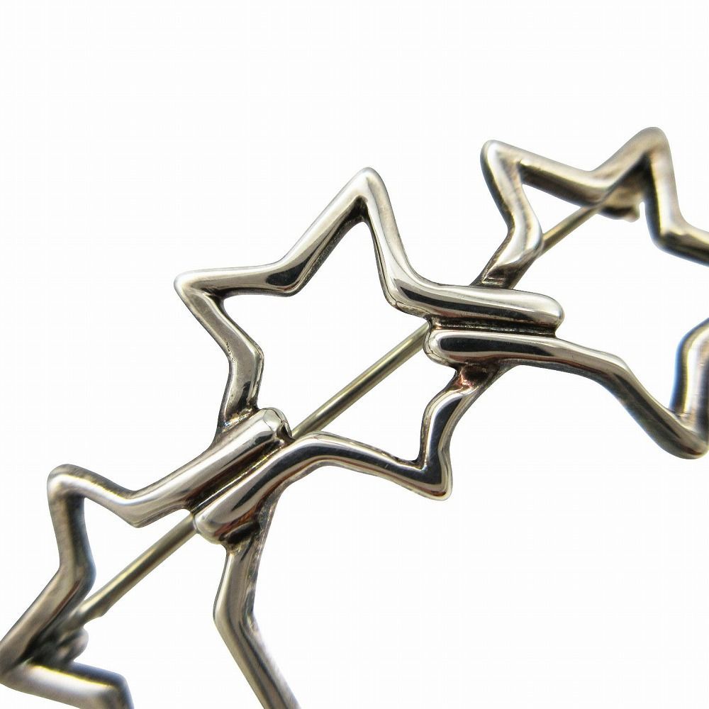 TIFFANY&Co ティファニー ブローチ トリプルスター SV スターリング
