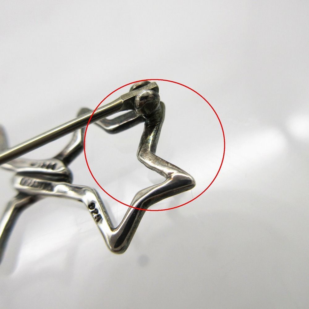 TIFFANY&Co ティファニー ブローチ トリプルスター SV スターリング