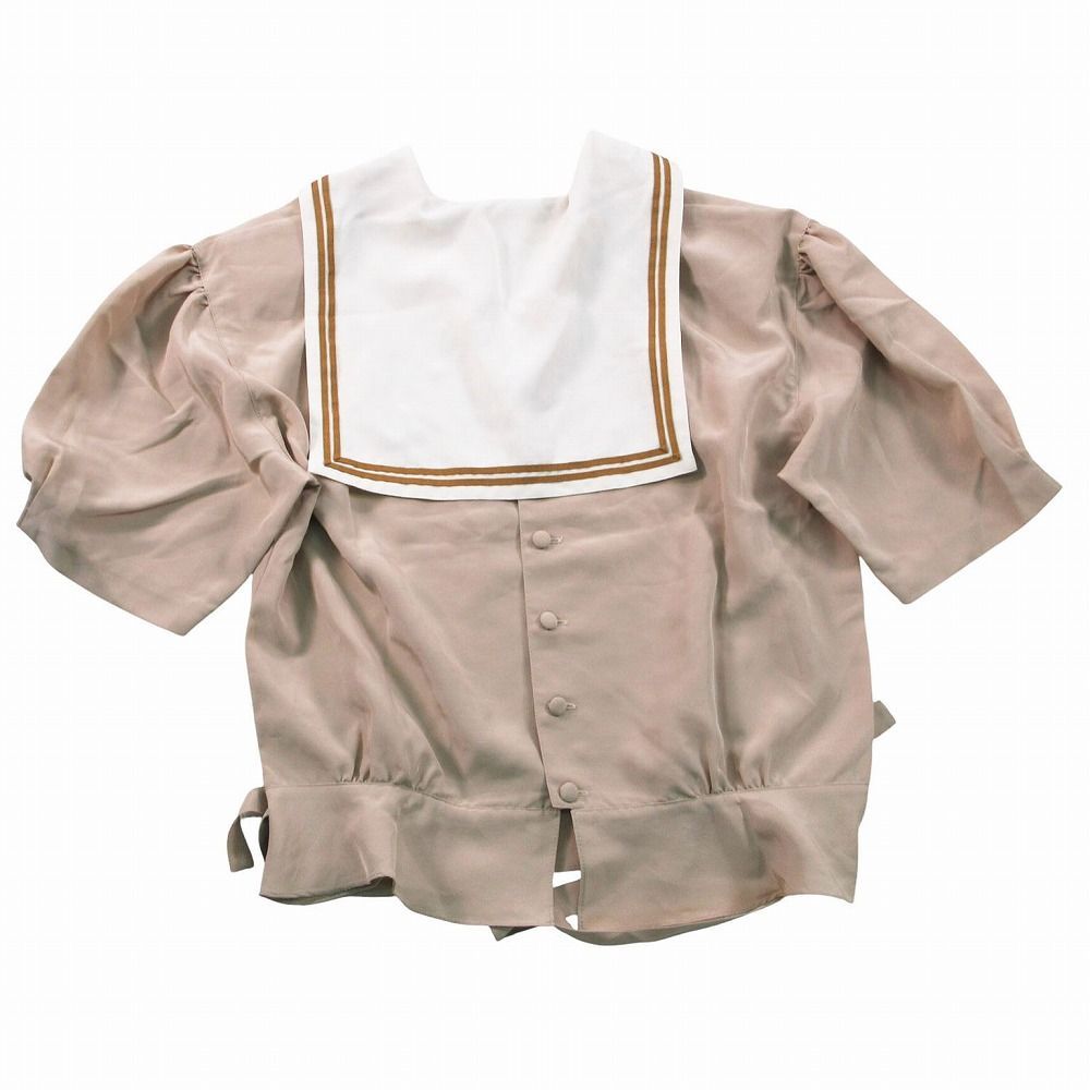 PINK HOUSE ピンクハウス セーラーカラー ブラウス シャツ 半袖 プル