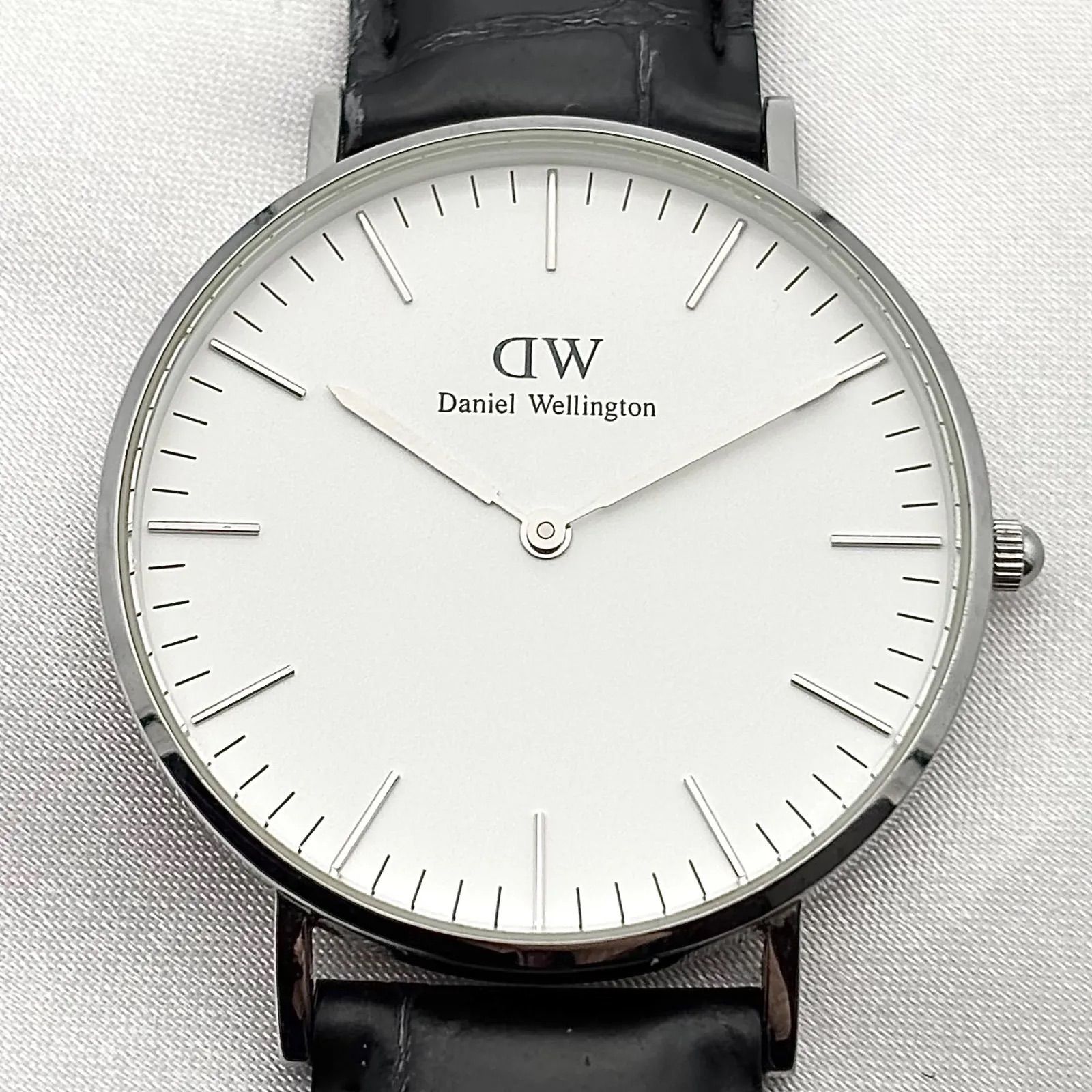【新品未使用】ダニエルウェリントン 36mm シルバー 稼働品 Working item ダニエルウェリントン Daniel Wellington 腕時計