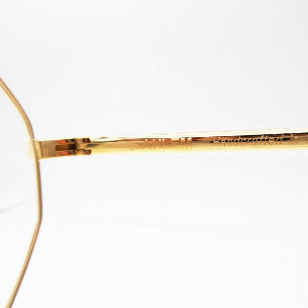 極美品 25aw アーレム AHLEM Olivet COL Champagne メガネ 眼鏡 メタル