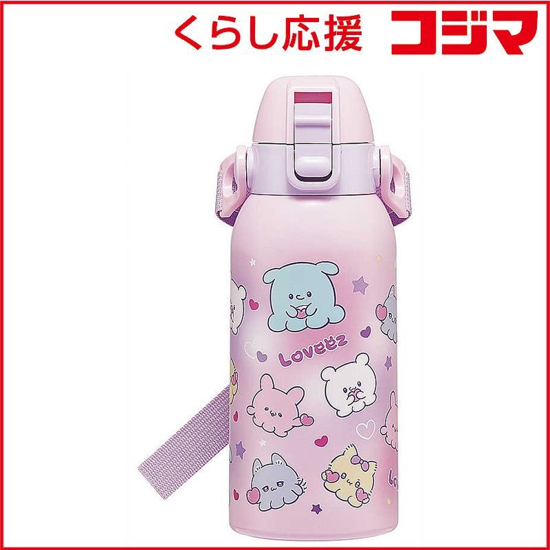 【 新品 未開封 】 スケーター　ダイレクトステンレスボトル600ml らぶい～ず　STCH6 未使用 送料無料