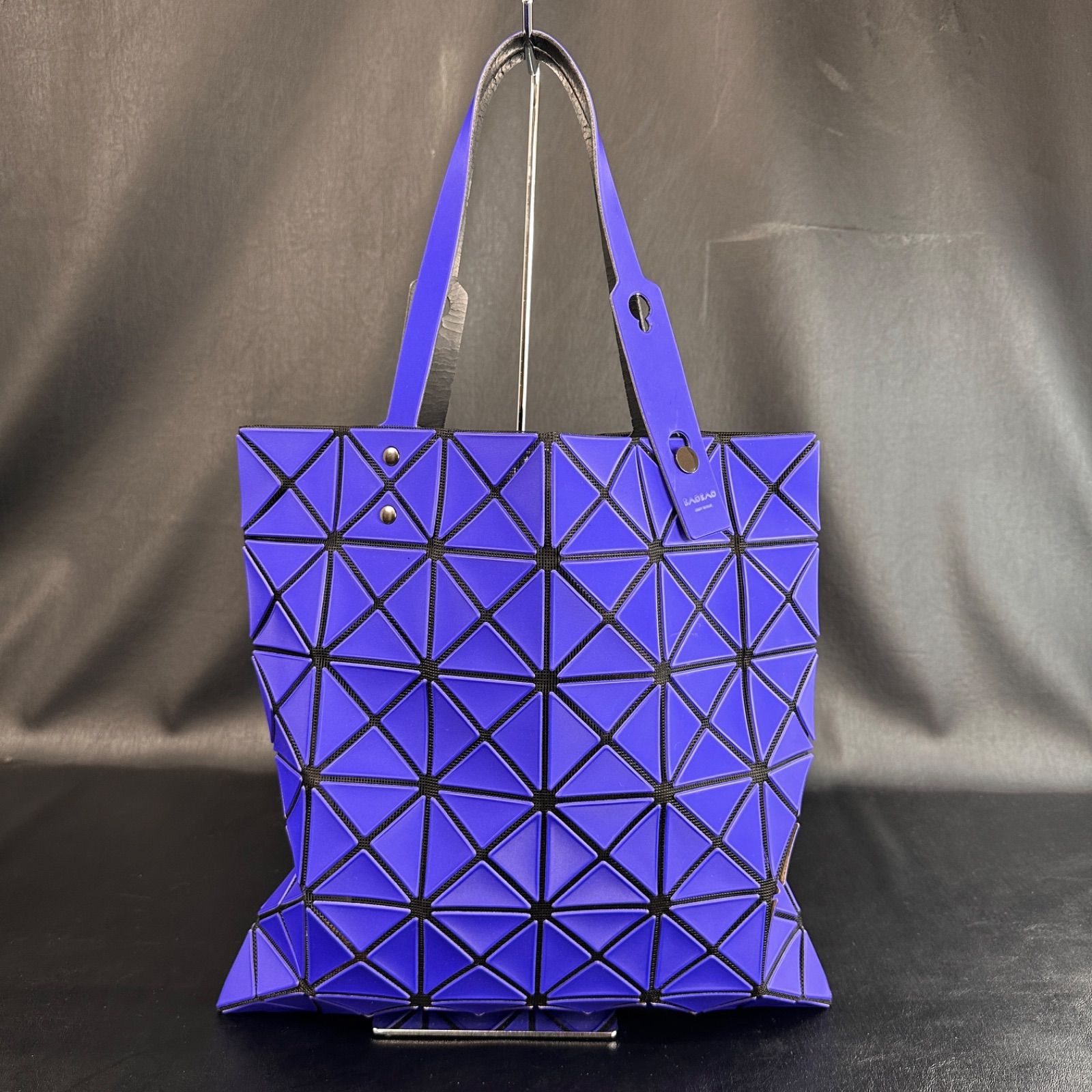 BAO BAO ISSEY MIYAKE トートバッグ パープル 三角 260207A6-9J - メルカリ
