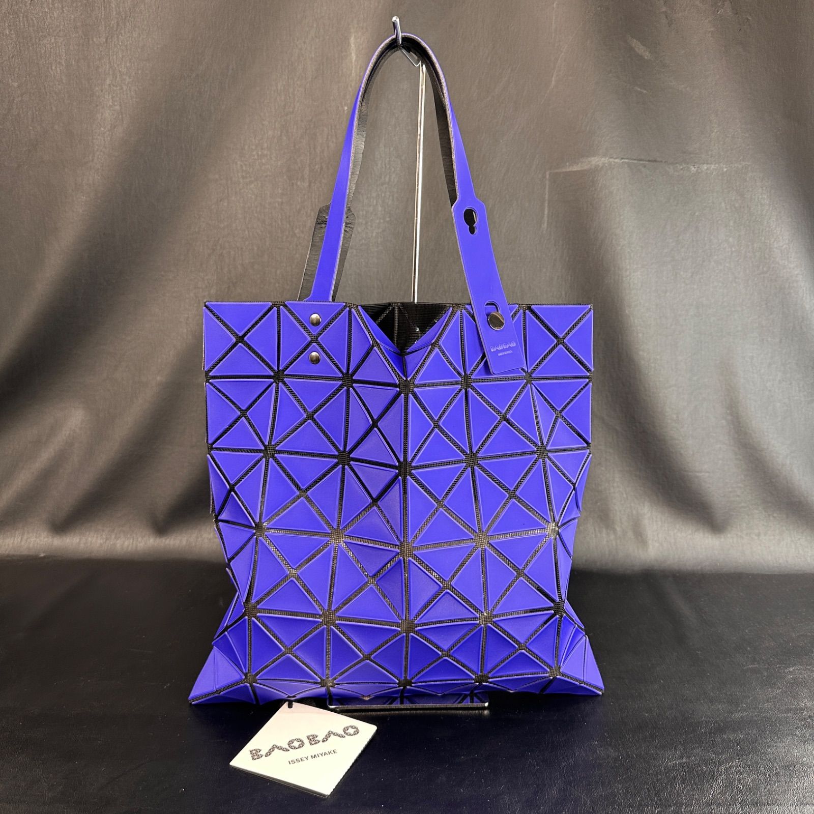 BAO BAO ISSEY MIYAKE トートバッグ パープル 三角 260207A6-9J - メルカリ