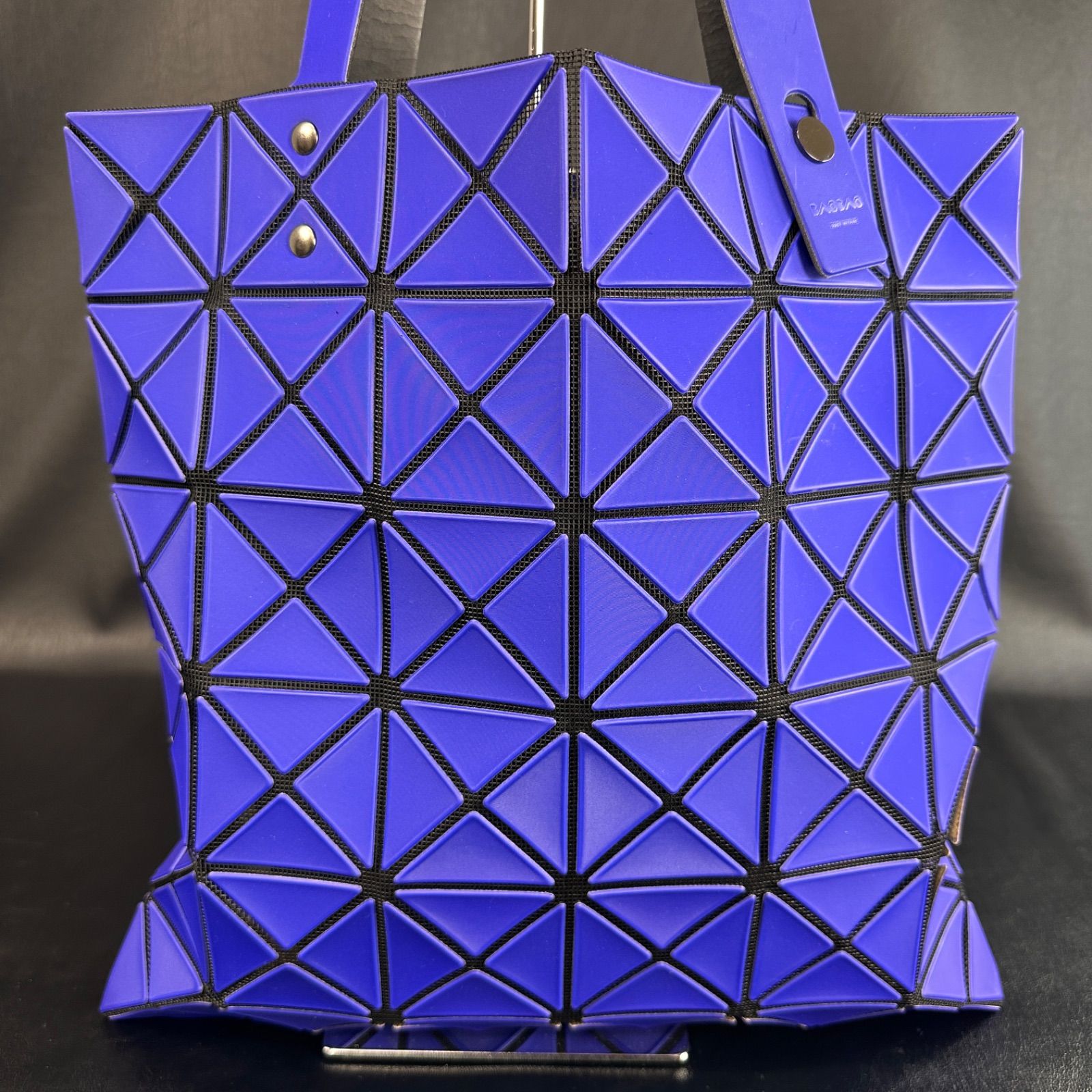 BAO BAO ISSEY MIYAKE トートバッグ パープル 三角 260207A6-9J - メルカリ