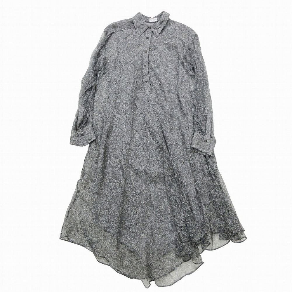 美品 BRUNELLO CUCINELLI ブルネロクチネリ シルク混 ペイズリー 美品 BRUNELLO CUCINELLI ブルネロクチネリ シルク混 ペイズリー