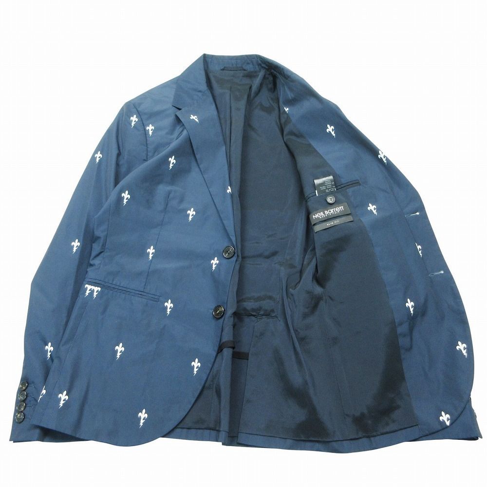 Neil Barrett ニールバレット SLIMFIT ロゴ総柄 テーラードジャケット 