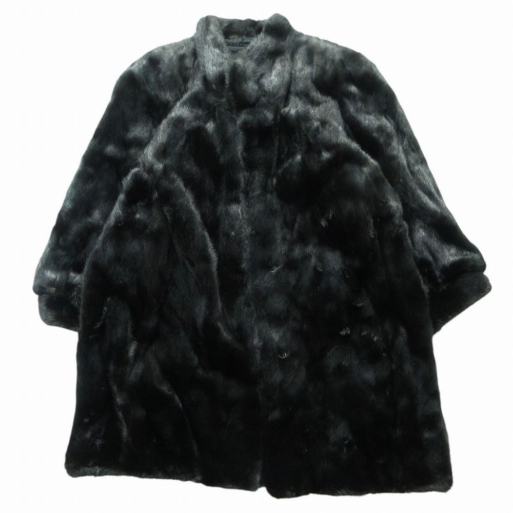 SAGA MINK サガミンク 本毛皮 リアルファー ロングコート アウター