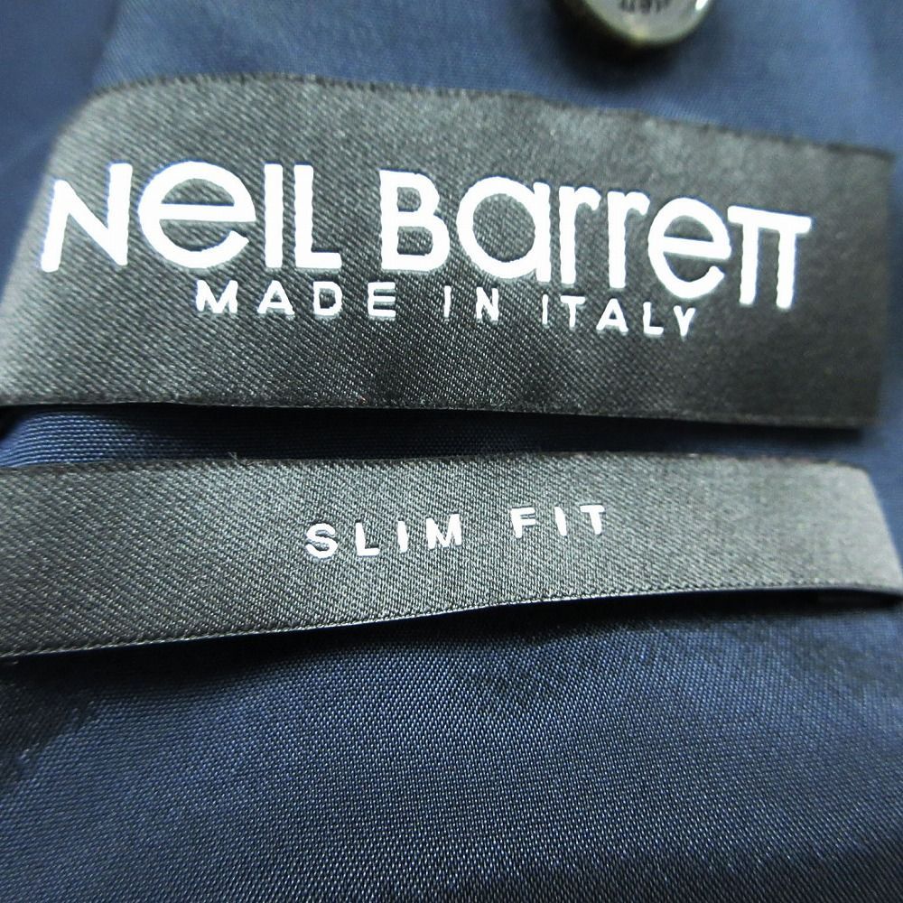 Neil Barrett ニールバレット SLIMFIT ロゴ総柄 テーラードジャケット 