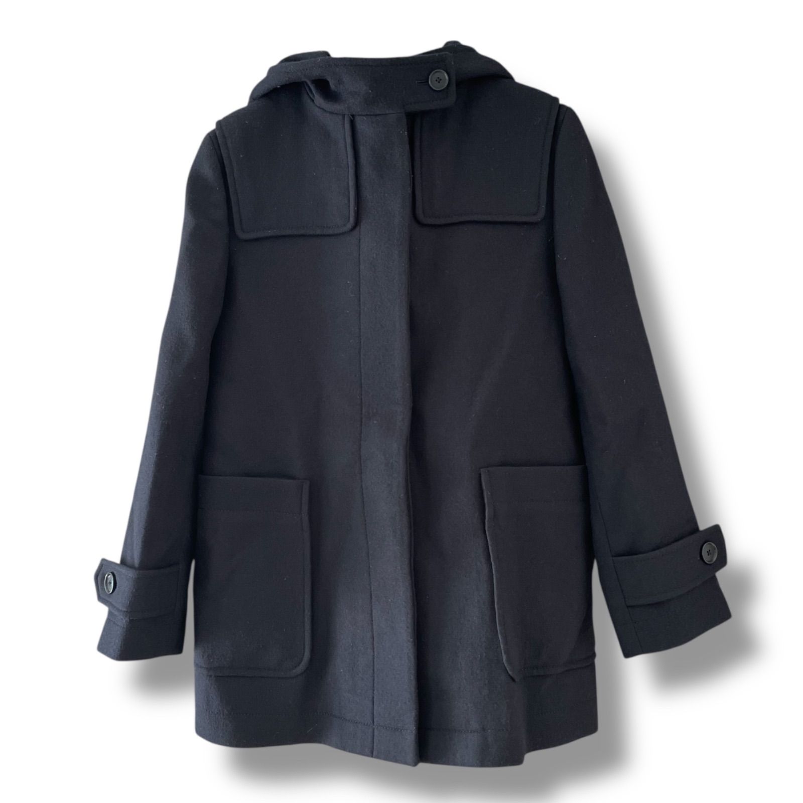 Paul Smith ポールスミス フーデッドコート ダッフル風 ネイビー 紺