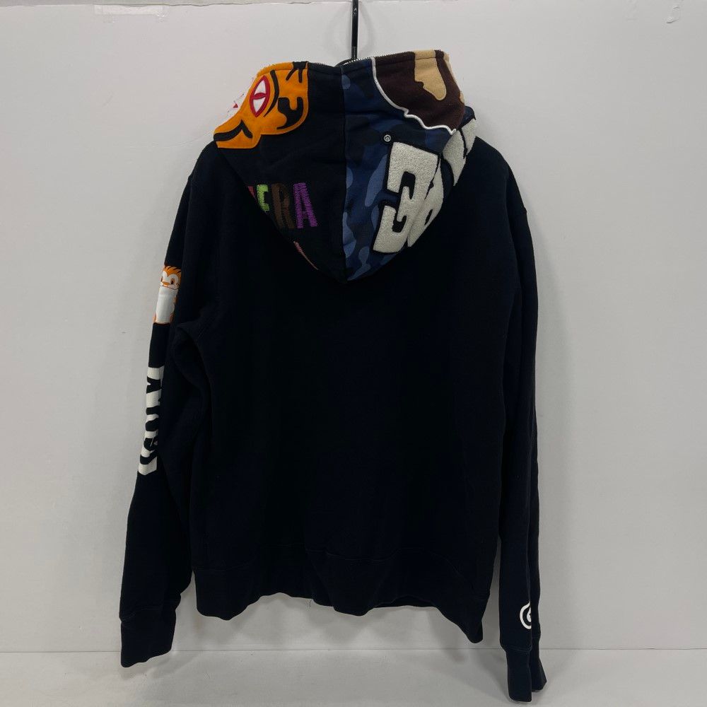 07w7807 A BATHING APE ジップパーカー/Lサイズ/ブラック/タイガー
