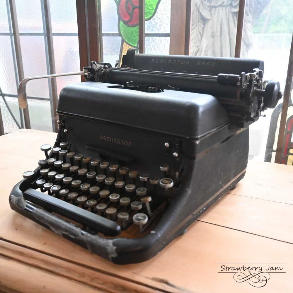 IFU-427 英国アンティーク REMIGTON タイプライター 店舗什器 インテリア イギリス