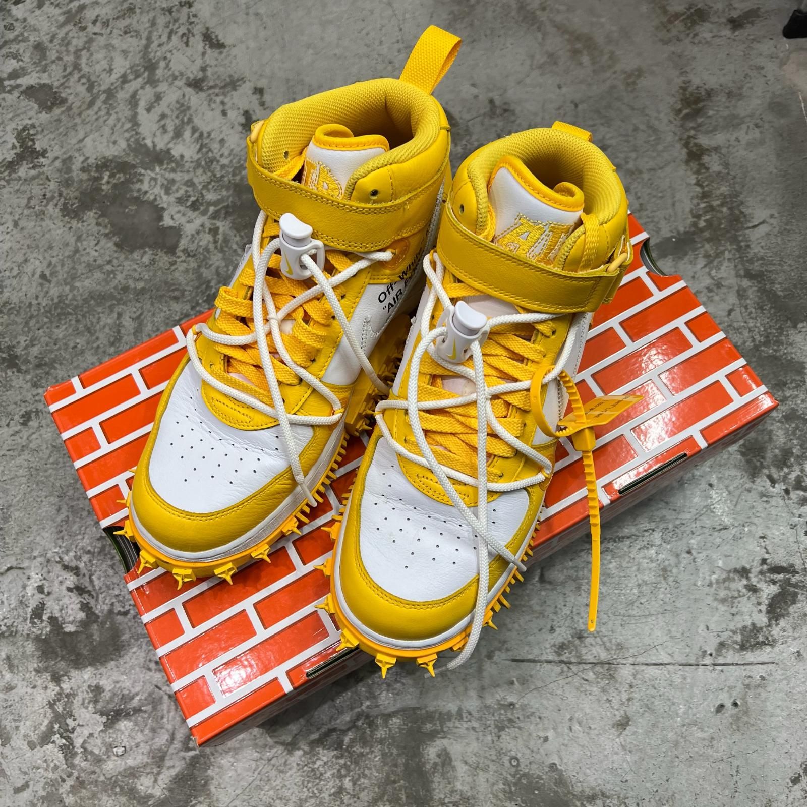 NIKE × OFF-WHITE Air Force 1 Mid SP LTHR エアフォース1 ミッド SP