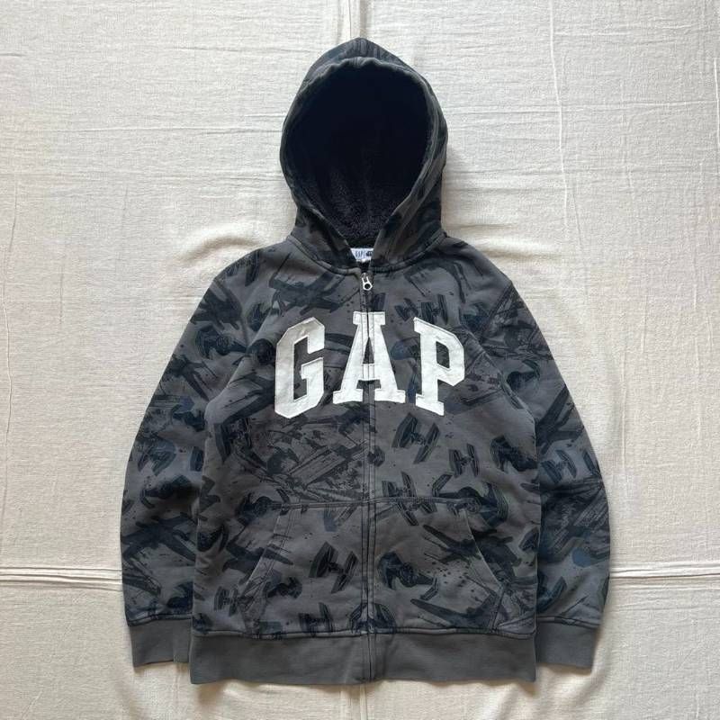 archive GAP スターウォーズ 希少コラボ 短丈フルジップアップパーカー