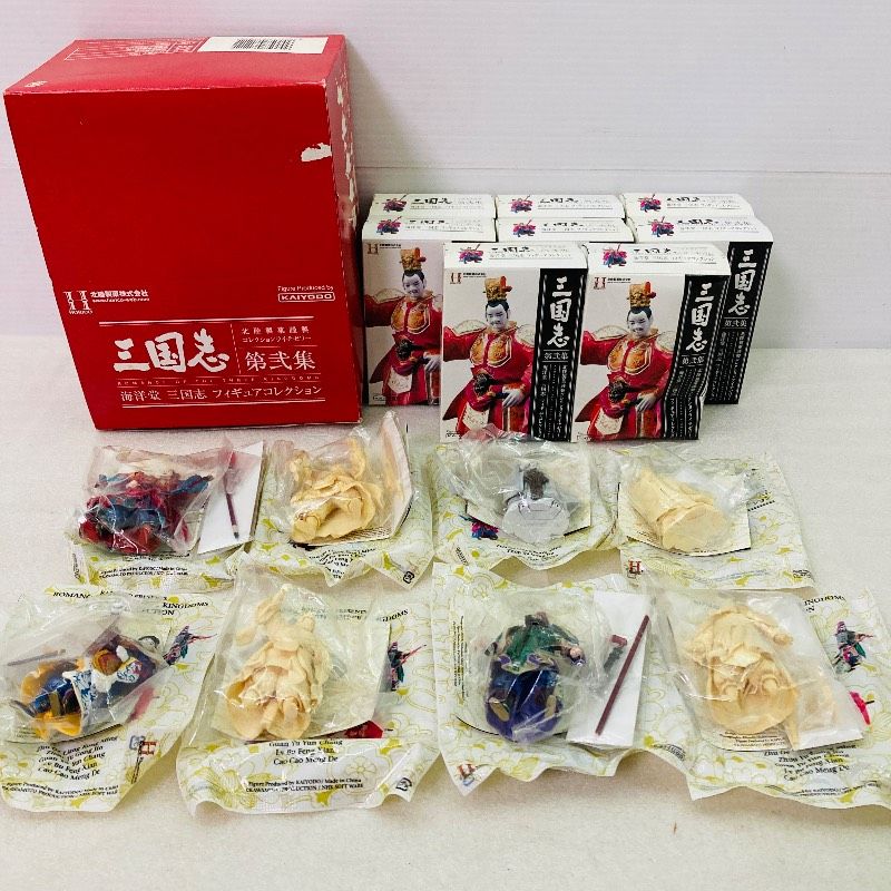 8種セット】【大箱付き】海洋堂 三国志 フィギュアコレクション 第