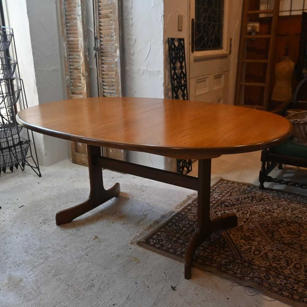 IFU-428 英国アンティーク Gplan ジープラン 北欧 ラウンドテーブル