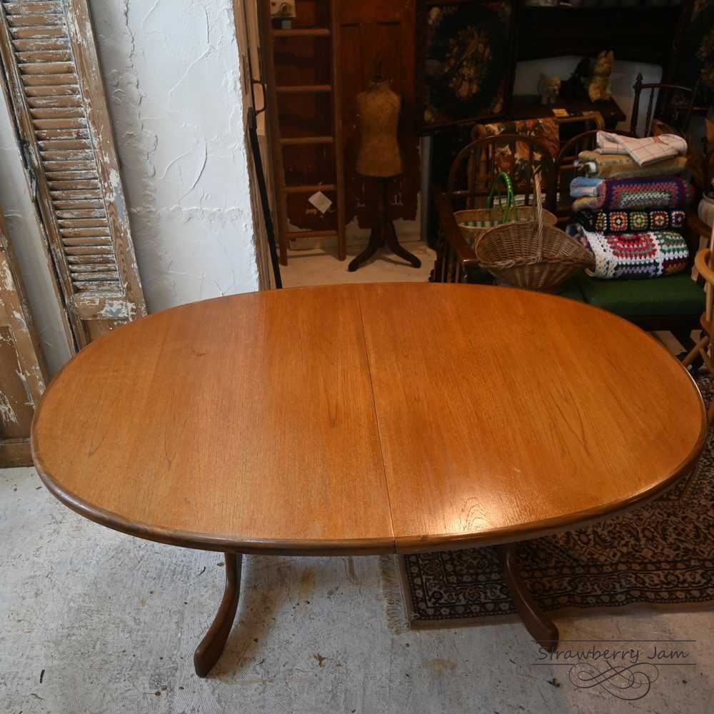 IFU-428 英国アンティーク Gplan ジープラン 北欧 ラウンドテーブル