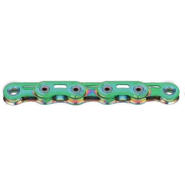 KMC ケーエムシー KMC-XSL-FGW-AB XSL FLAT GOWAX塗布済仕様 SRAM 12-13S用チェーン オーロラブルー 126L