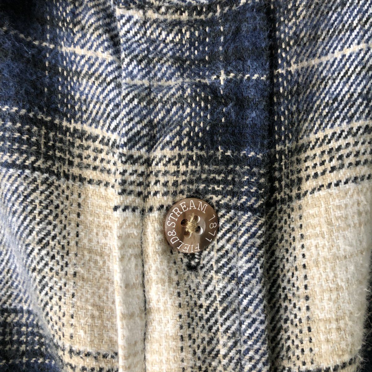 古着 フィールドアンドストリーム FIELD&STREAM オンブレチェック 長袖