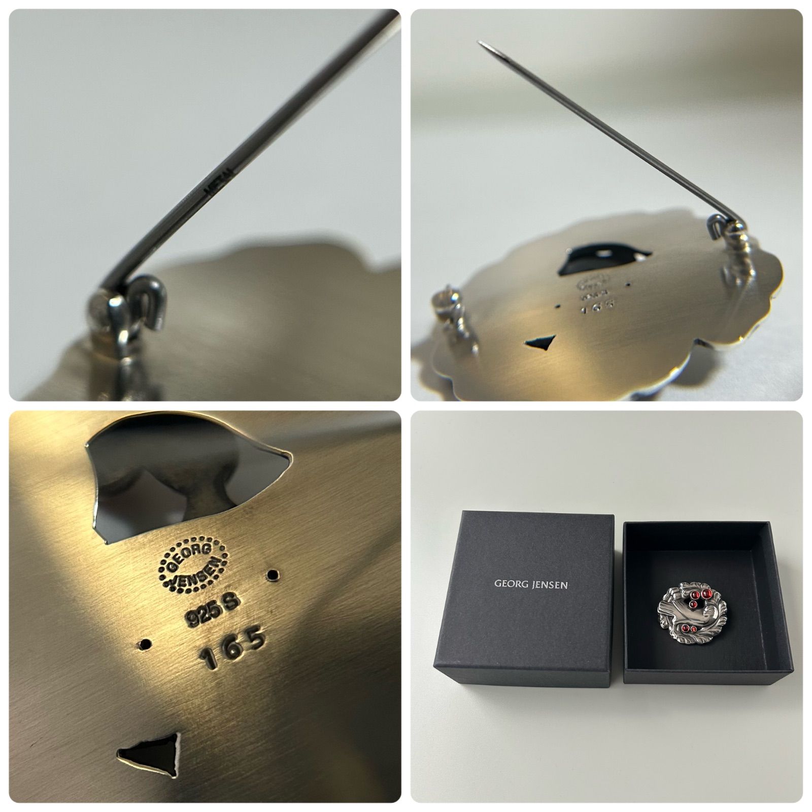 ジョージジェンセン ブローチ AG925 Georg Jensen - メルカリ