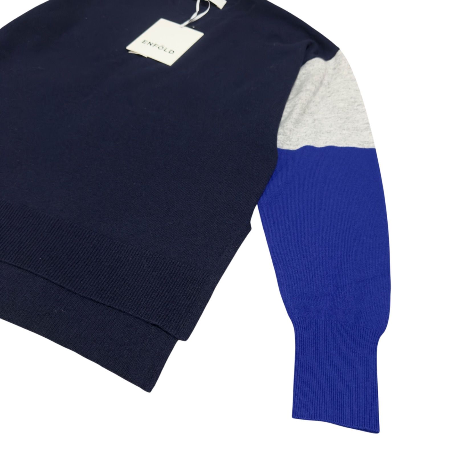 新品・未使用】ENFOLD 配色クルーネックニット 38 Mサイズ - メルカリ