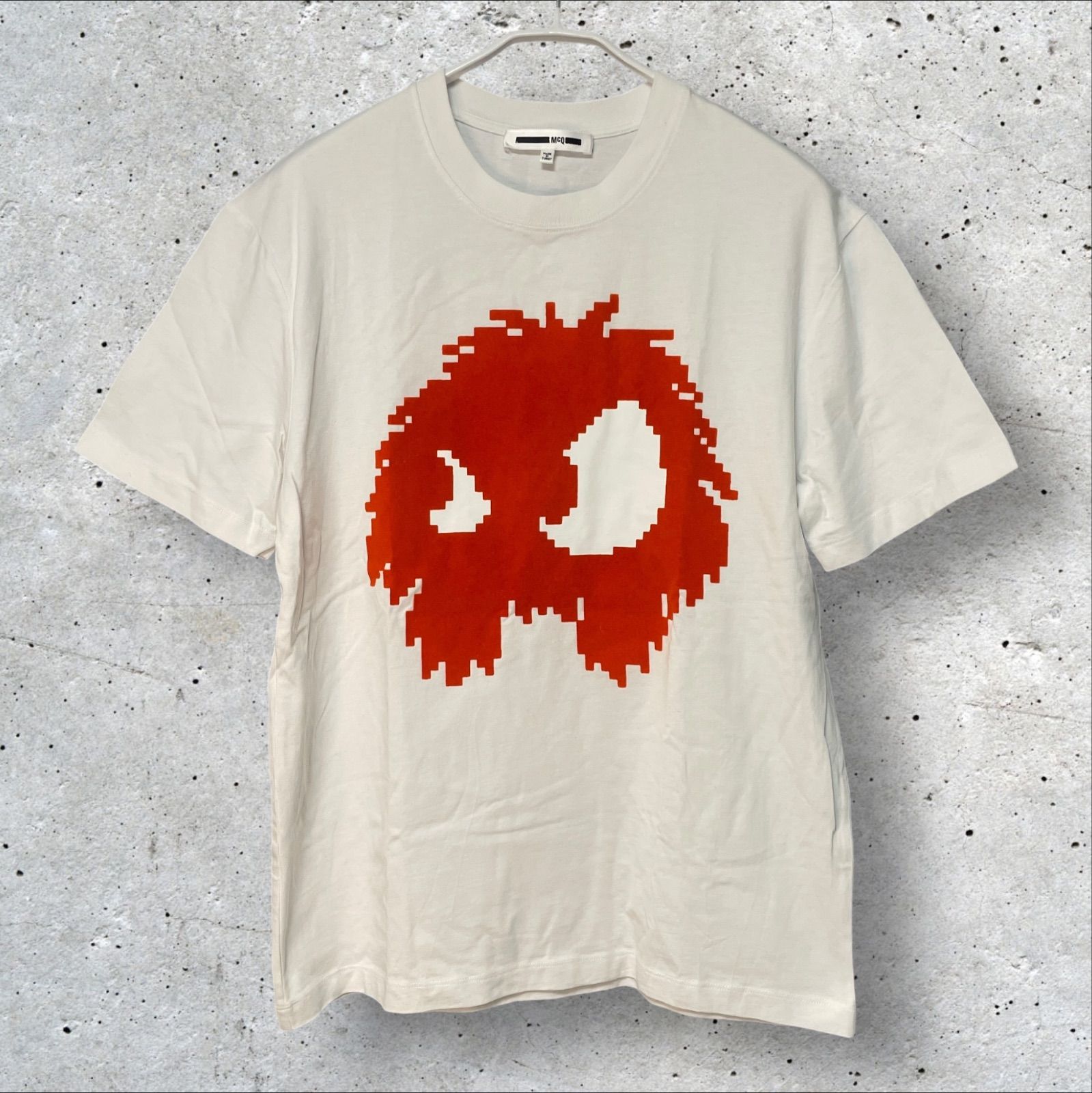 McQ Orange Monster Tshirt 291571 RNT49 WHITE×ORANGE M オレンジモンスター Tシャツ ホワイト オレンジ