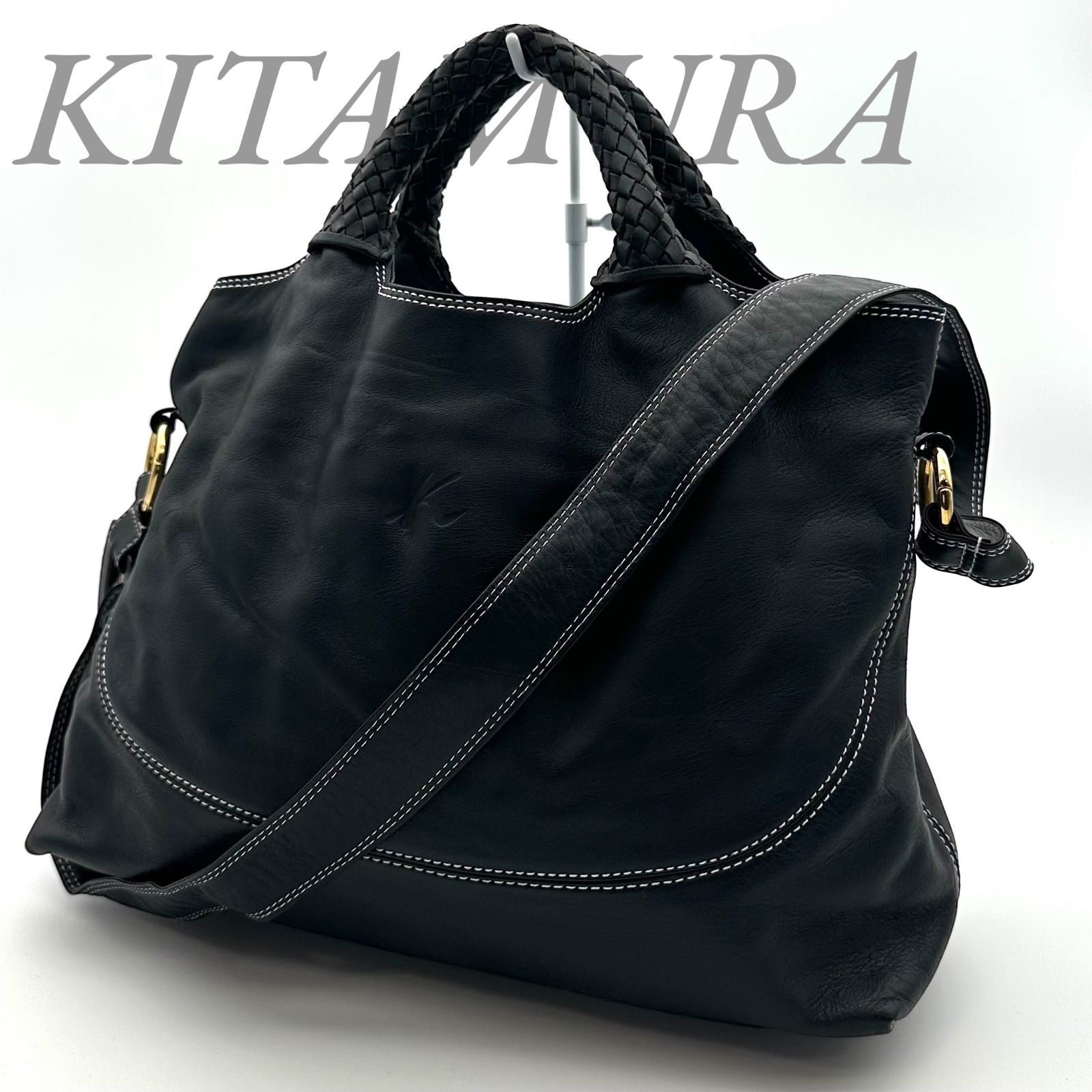 B4545】 Kitamura キタムラ 2way ショルダーバッグ ハンドバッグ 
