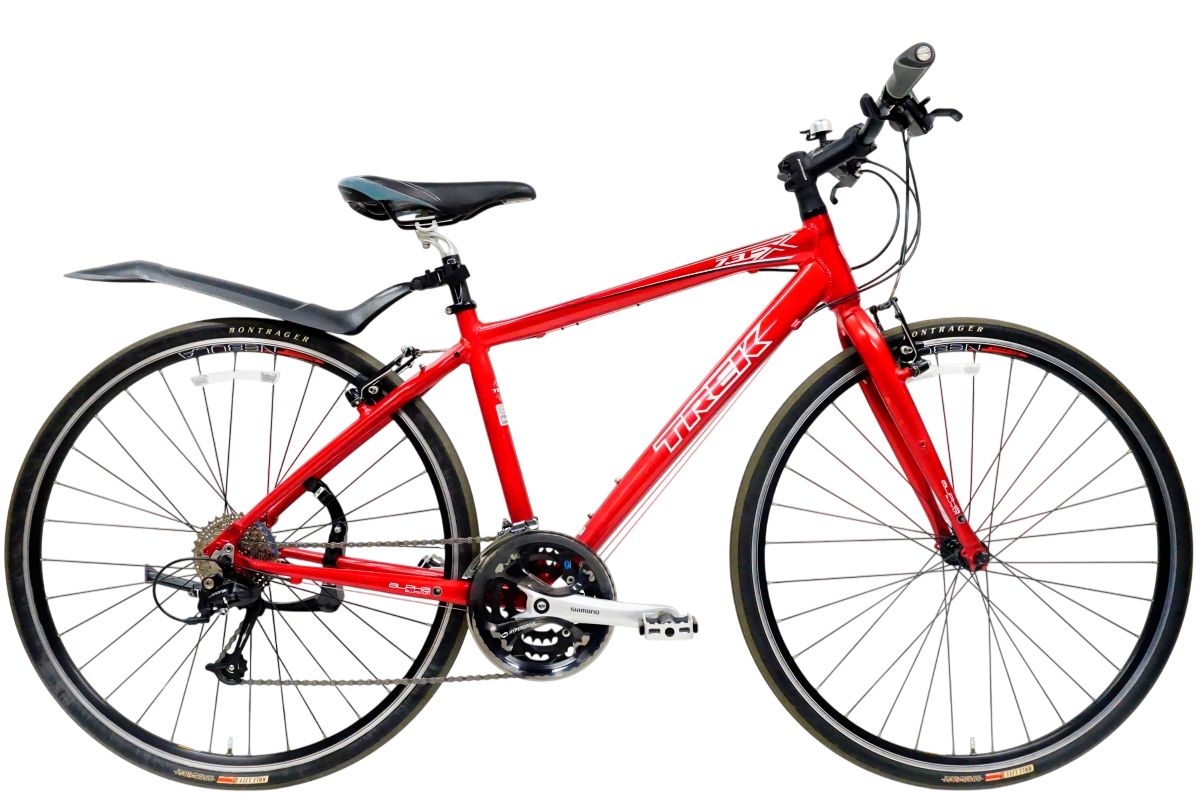 自転車 TREK 7.3 FX 赤 トレック クロスバイク