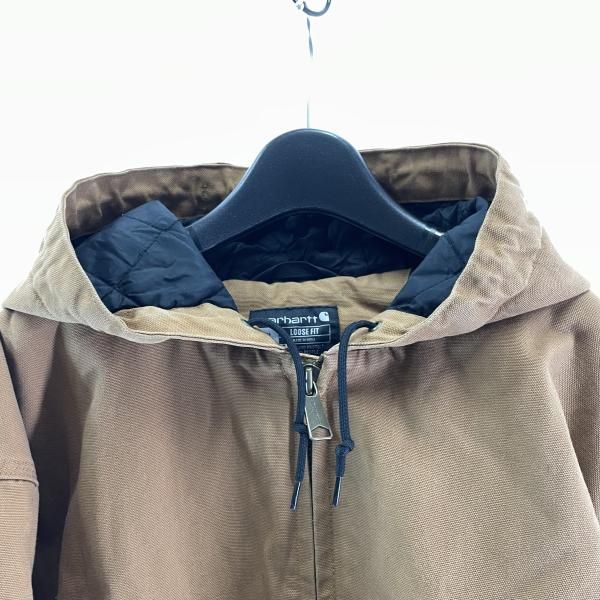 中古】Carhartt J130-M アクティブジャケット ブラウン サイズXL