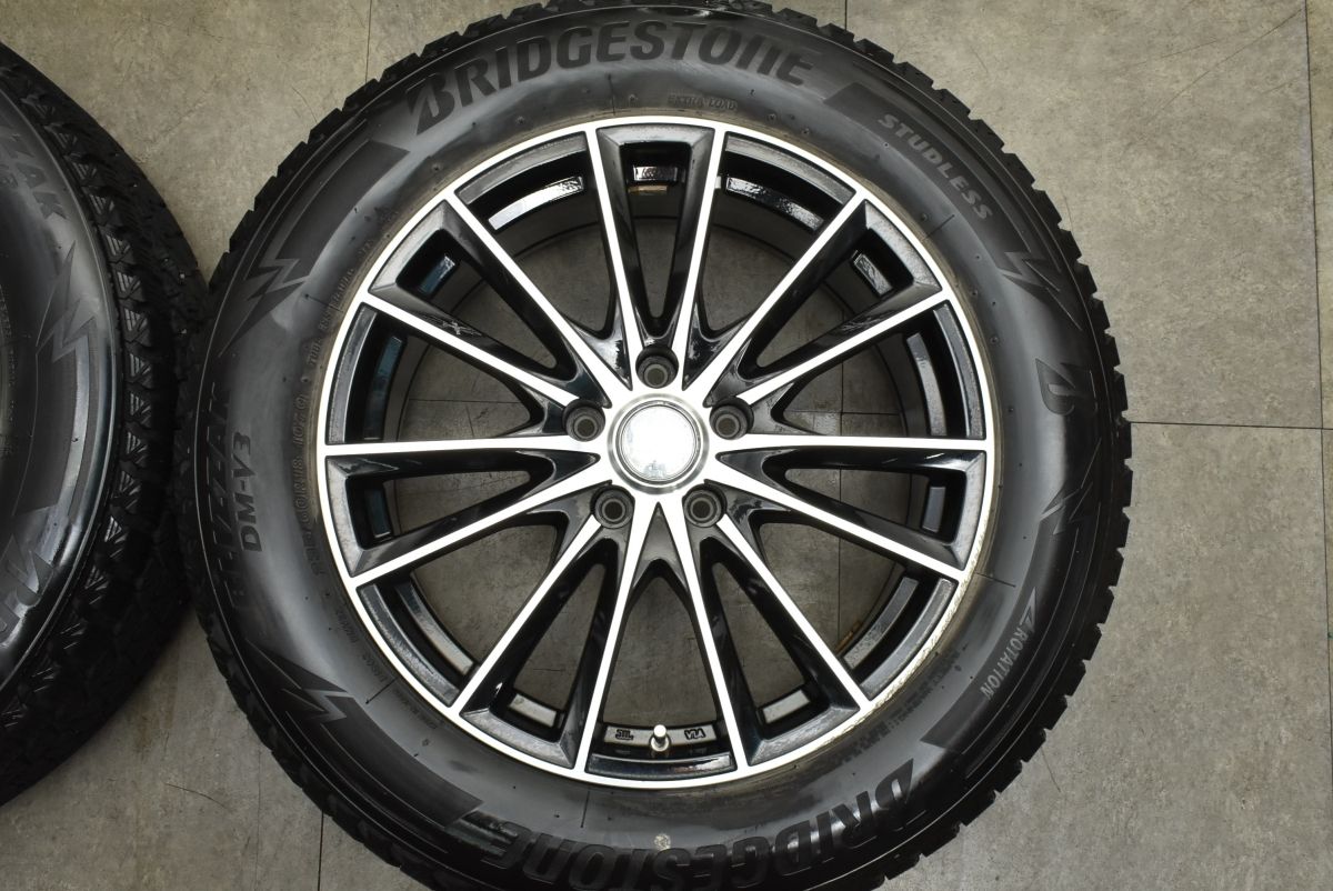 程度良好品】カシーナ FV-7 18in 7.5J +45 PCD114.3 ブリヂストン 